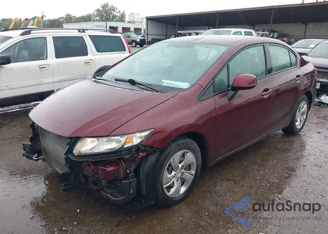 2013 Honda Civic Lx from USA, damaged, VIN 19XFB2F50DE031555